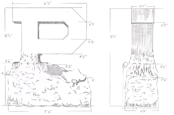 The Block P - Front and Left Side